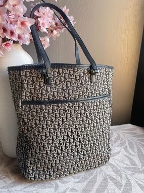 Dior Diorissimo Trotter Navy Tote